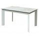 Стол CREMONA 180 KL-188 Контрастный мрамор матовый, итальянская керамика/ белый каркас М-City Стол CREMONA 180 KL-188 Контрастный мрамор матовый, итальянская керамика/ белый каркас М-City