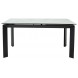Стол CREMONA 180 KL-99 Белый мрамор матовый, итальянская керамика / черный каркас М-City Стол CREMONA 180 KL-99 Белый мрамор матовый, итальянская керамика / черный каркас М-City