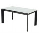 Стол CREMONA 180 KL-99 Белый мрамор матовый, итальянская керамика / черный каркас М-City Стол CREMONA 180 KL-99 Белый мрамор матовый, итальянская керамика / черный каркас М-City