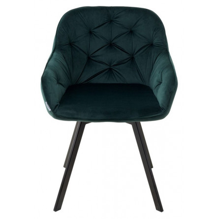 Стул GALE BLUVEL-78 GREEN, велюр/ черный каркас, поворот.360 град., М-City