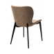 Стул КЛОД, цвет Kiprus-03 Латте, искусственная замша / черный каркас М-City Стул КЛОД, цвет Kiprus-03 Латте, искусственная замша / черный каркас М-City