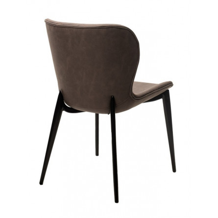 Стул КЛОД, цвет Kiprus-04 Коричневый, искусственная замша / черный каркас М-City