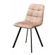 Стул CHILLI SQUARE VT5001-2 античный бежевый, велюр без "пальчиковый"/ черный каркас М-City