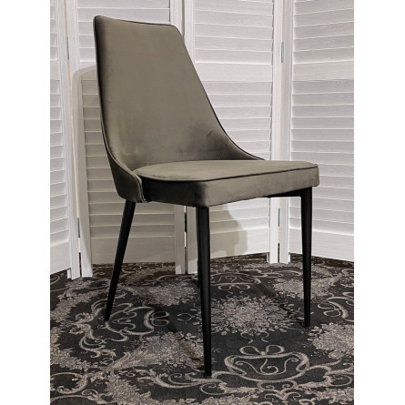 Стул NEPAL-P ГРАФИТ 14, велюр/ черный каркас М-City