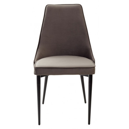 Стул NEPAL-P ГРАФИТ 14, велюр/ черный каркас М-City