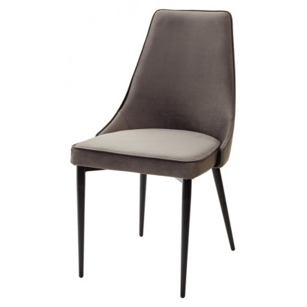 Стул NEPAL-P ГРАФИТ 14, велюр/ черный каркас М-City