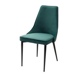 Стул NEPAL-P ЗЕЛЕНЫЙ 19, велюр/ черный каркас М-City