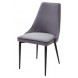 Стул NEPAL-P СЕРЫЙ 27, велюр/ черный каркас М-City