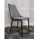 Стул NEPAL-P СЕРЫЙ 27, велюр/ черный каркас М-City Стул NEPAL-P СЕРЫЙ 27, велюр/ черный каркас М-City