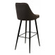 Барный стул NEPAL-BAR ГРАФИТ 14, велюр/ черный каркас (H78cm) М-City Барный стул NEPAL-BAR ГРАФИТ 14, велюр/ черный каркас (H78cm) М-City