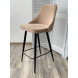 Полубарный стул NEPAL-PB БЕЖЕВЫЙ 5, велюр/ черный каркас (H68cm) М-City Полубарный стул NEPAL-PB БЕЖЕВЫЙ 5, велюр/ черный каркас (H68cm) М-City