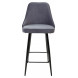 Полубарный стул NEPAL-PB СЕРЫЙ 27, велюр/ черный каркас (H68cm) М-City Полубарный стул NEPAL-PB СЕРЫЙ 27, велюр/ черный каркас (H68cm) М-City