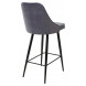 Полубарный стул NEPAL-PB СЕРЫЙ 27, велюр/ черный каркас (H68cm) М-City Полубарный стул NEPAL-PB СЕРЫЙ 27, велюр/ черный каркас (H68cm) М-City