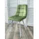 Стул CHILLI SQUARE G108-27 террариумный мох, велюр/ белый каркас М-City Стул CHILLI SQUARE G108-27 террариумный мох, велюр/ белый каркас М-City