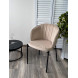 Стул ДЕНИ, цвет Velutto 05 Бежевый, велюр / черный каркас М-City Стул ДЕНИ, цвет Velutto 05 Бежевый, велюр / черный каркас М-City