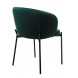 Стул ДЕНИ, цвет Velutto 33 Изумрудный, велюр / черный каркас М-City Стул ДЕНИ, цвет Velutto 33 Изумрудный, велюр / черный каркас М-City