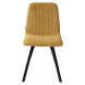 Стул ELVIS WZ2042-05 горчичный фактурный велюр/ черный каркас М-City Стул ELVIS WZ2042-05 горчичный фактурный велюр/ черный каркас М-City
