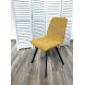 Стул ELVIS WZ2042-05 горчичный фактурный велюр/ черный каркас М-City Стул ELVIS WZ2042-05 горчичный фактурный велюр/ черный каркас М-City