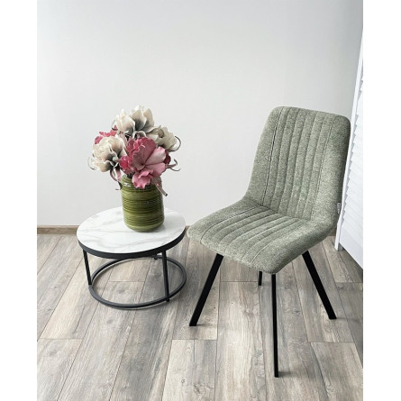 Стул ELVIS WZ2042-12 авокадо фактурный велюр/ черный каркас М-City