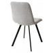 Стул ELVIS WZ2042-19 галечный серый фактурный велюр/ черный каркас М-City Стул ELVIS WZ2042-19 галечный серый фактурный велюр/ черный каркас М-City