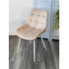 Стул MIAMI G062-03 светлый беж, велюр / белый каркас М-City Стул MIAMI G062-03 светлый беж, велюр / белый каркас М-City