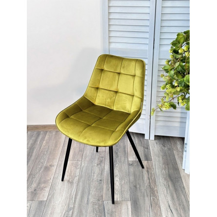 Стул MIAMI G062-17 олива, велюр / черный каркас М-City