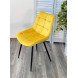 Стул MIAMI G062-20 желтый, велюр / черный каркас М-City Стул MIAMI G062-20 желтый, велюр / черный каркас М-City