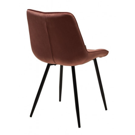 Стул MIAMI G062-23 пепел розы, велюр / черный каркас М-City