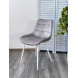 Стул MIAMI G062-37 светло-серый, велюр / белый каркас М-City Стул MIAMI G062-37 светло-серый, велюр / белый каркас М-City