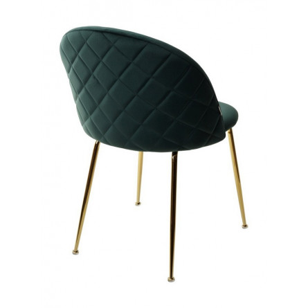 Стул PRESLEY BLUVEL-78 зеленый, велюр/ золотой каркас М-City