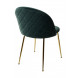 Стул PRESLEY BLUVEL-78 зеленый, велюр/ золотой каркас М-City Стул PRESLEY BLUVEL-78 зеленый, велюр/ золотой каркас М-City