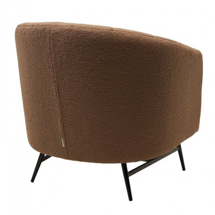 Кресло KALMAR NINI-02 Тауп, teddy / черный каркас М-City