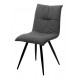 Стул CIRA VT7002-29 Серый, без "пальчиковый" велюр/ черный каркас М-City