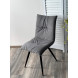 Стул CIRA VT7002-29 Серый, без "пальчиковый" велюр/ черный каркас М-City Стул CIRA VT7002-29 Серый, без "пальчиковый" велюр/ черный каркас М-City