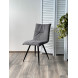Стул CIRA VT7002-29 Серый, без "пальчиковый" велюр/ черный каркас М-City Стул CIRA VT7002-29 Серый, без "пальчиковый" велюр/ черный каркас М-City