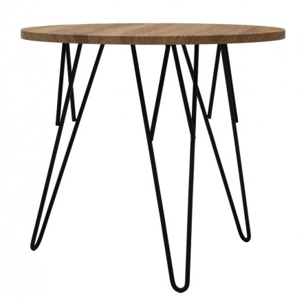 Журнальный столик ОСТИН Дуб сонома / черный каркас M-City