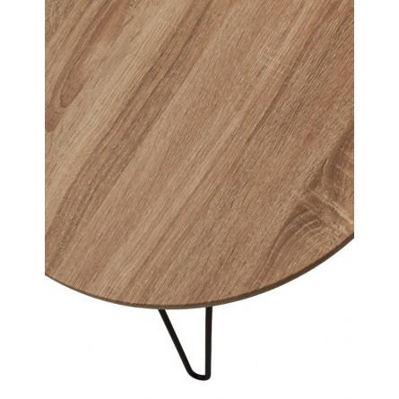 Журнальный столик ОСТИН Дуб сонома / черный каркас M-City