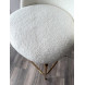 Барный стул GLADE NINI-01 Белый, teddy / золотой каркас М-City Барный стул GLADE NINI-01 Белый, teddy / золотой каркас М-City
