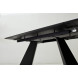 Стол Купер 160 БЕЛЫЙ МРАМОР, черная шагрень, стекло / ЧЕРНЫЙ каркас М-City Стол Купер 160 БЕЛЫЙ МРАМОР, черная шагрень, стекло / ЧЕРНЫЙ каркас М-City