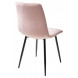 Стул BARI UF910-07 PINK, велюр / черный каркас М-City Стул BARI UF910-07 PINK, велюр / черный каркас М-City