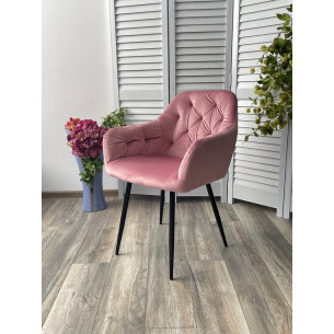 Стул PERU BLUVEL-52 PINK, велюр M-City