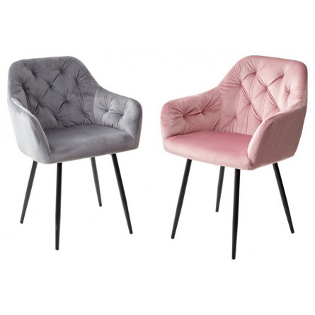 Стул PERU BLUVEL-52 PINK, велюр M-City