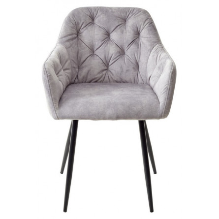 Стул PERU PK6015-03 (VBP203) античный серебристо-серый, велюр M-City