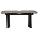 Стол RASMUS 160 KL-80 Серый мрамор, итальянская керамика / черный каркас М-City Стол RASMUS 160 KL-80 Серый мрамор, итальянская керамика / черный каркас М-City