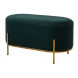 Пуф для гостиной ZEN BLUVEL-78 зеленый, велюр / золотой каркас М-City