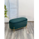 Пуф для гостиной ZEN BLUVEL-78 зеленый, велюр / золотой каркас М-City Пуф для гостиной ZEN BLUVEL-78 зеленый, велюр / золотой каркас М-City
