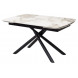 Стол RIVOLI 140 GLOSS LUXURY PANDORA SINTERED STONE/ BLACK М-City