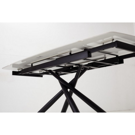 Стол RIVOLI 140 GLOSS LUXURY PANDORA SINTERED STONE/ BLACK М-City