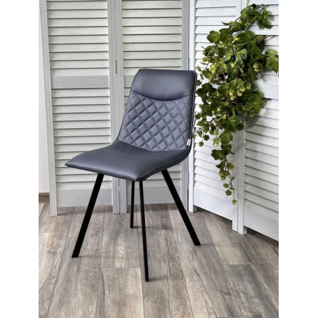 Стул TEXAS HK017-09 серо-черничный, PU М-City