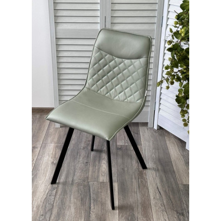 Стул TEXAS HK017-15 серо-зеленый, PU М-City